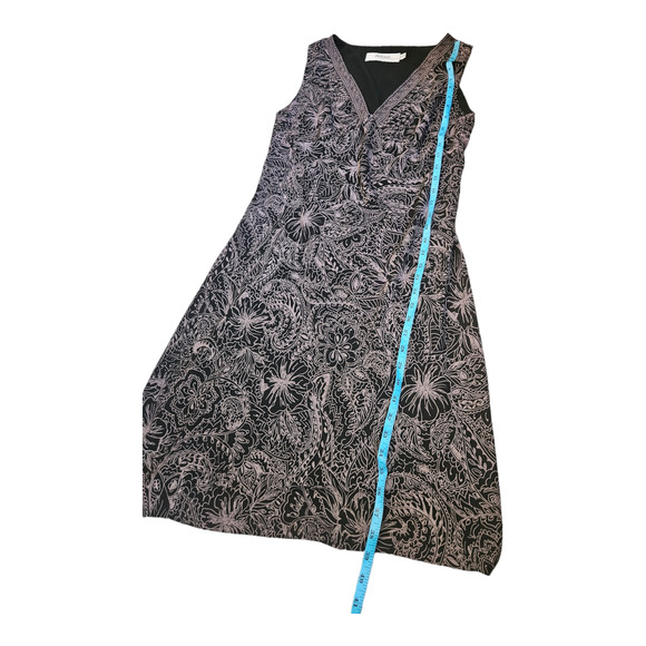 InWear Size 12 Sleeveless Floral V-Neck Short Length Dress - Picture 7 of 7